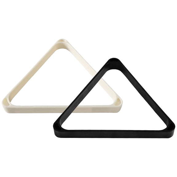 DINHEAROM Billiard Rack Abs Black Game Room 2Pcs 12.6X12.6X1.6In