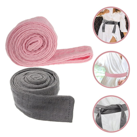 MLINS 2PCS Robe Belt Replacement Robe Strap Bathrobe Ties Hotel Bathrobe Belt Replacement Robe Tie Bathrobe Belt for Both Men and Women