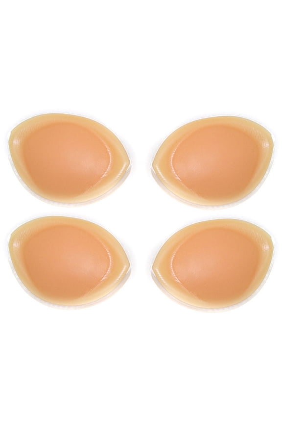 Bra Pads Silicone 2 Pairs 4.36x3.10in