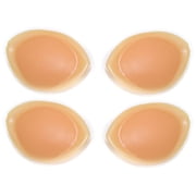 HEALEEP 2Pairs Silicone Bra Pads Inserts Breathable Removable Bra Padding for Sports and Swimwear