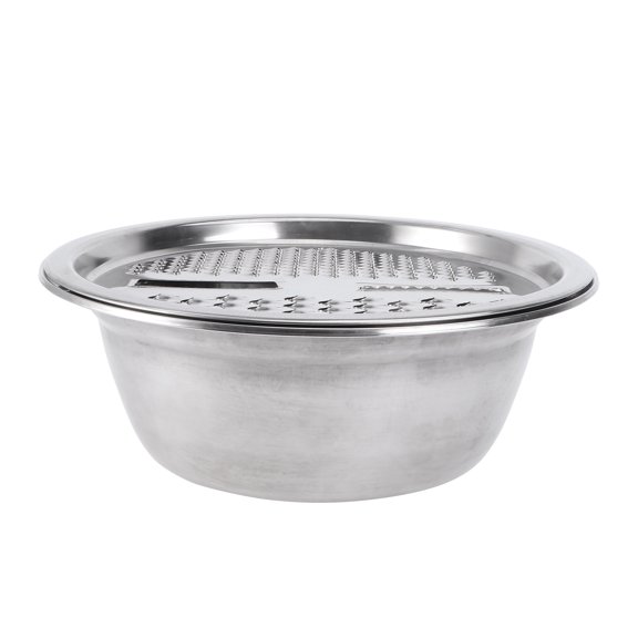 DINHEAROM Grater Set Stainless Steel Silver For Kitchen Supplies 2Pcs