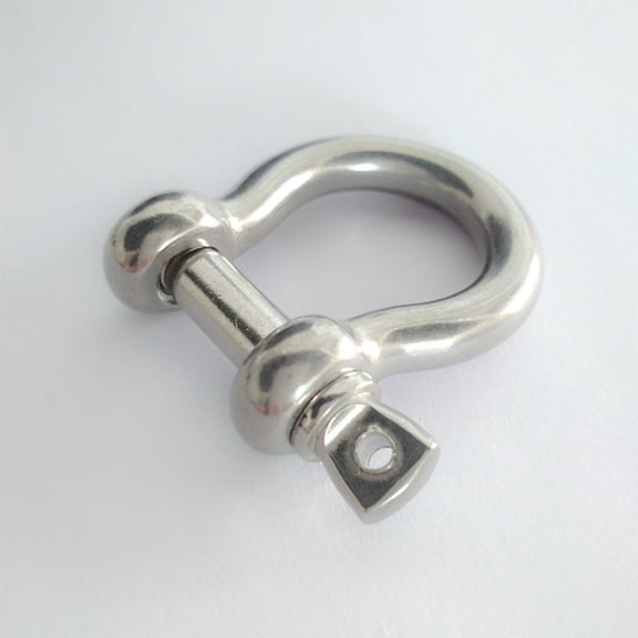 MLINS 2Pcs Anchor Shackle 304 Stainless Steel Anti-Rust Connector for Industrial Applications