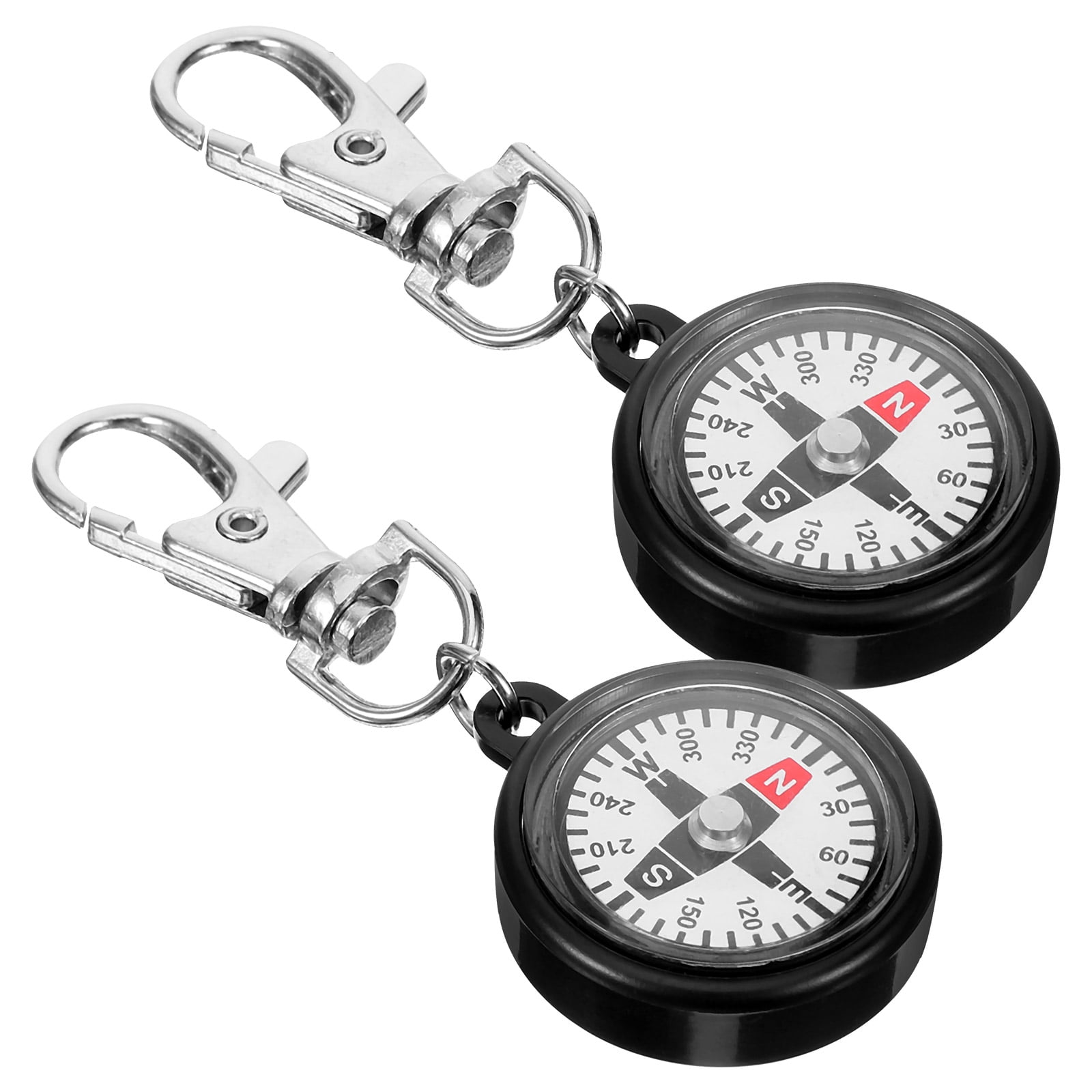 MLINS 2Pcs Compass with Key Ring Compass for Survival Pocket