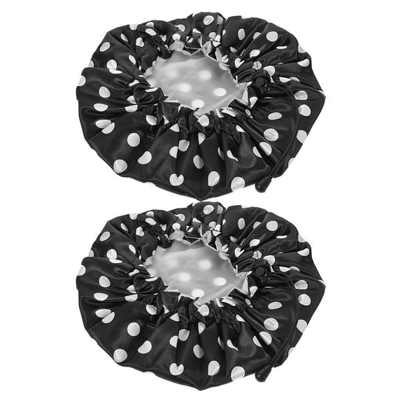 MLINS 2Pcs Hair Coloring Caps Deep Conditioning Caps Oil Processing Caps Satin Hair Caps
