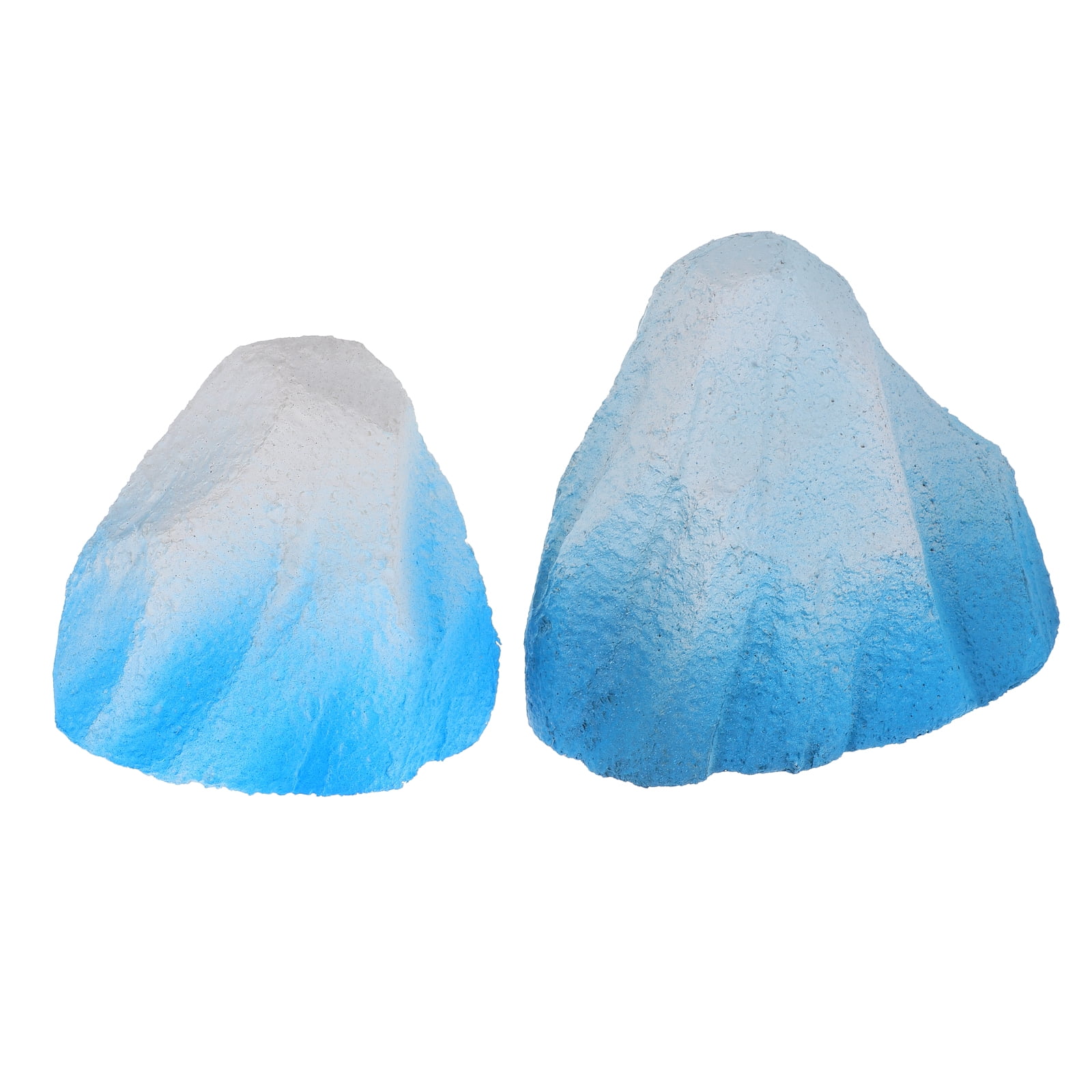 MLINS 2Pcs Lifelike Foam Rock Snow Mountain Sculpture for Home Event ...