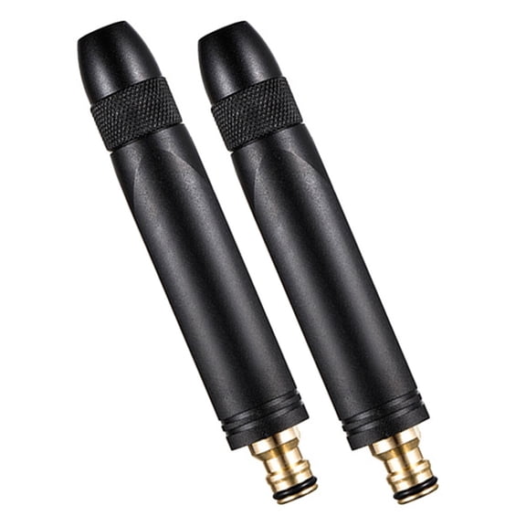 MLINS 2Pcs Metal Hose Nozzle Straight Design for Car Washing Gardening Watering Tools 7.07X1.38X1.38in