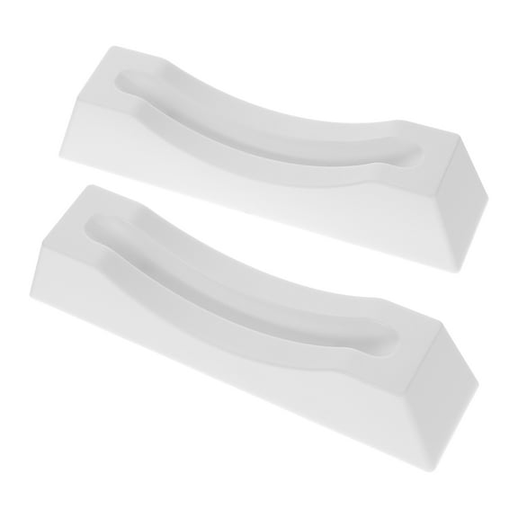 FOMIYES Picture Decor Moving Sand Art Display Stand White 2Pcs