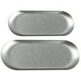 thumbnail image 1 of AURARMLET Grey Snack Plates 2-Pack, 8.9 x 3.3 Inch Serving Plates for Snacks and Appetizers, 1 of 8
