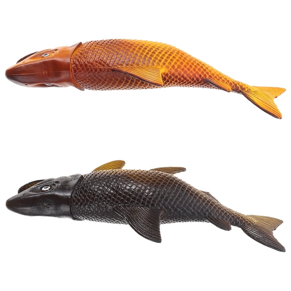 MLINS 2Pcs Simulation Sounding Perch Crafts Fish Playthings Desktop Ornaments