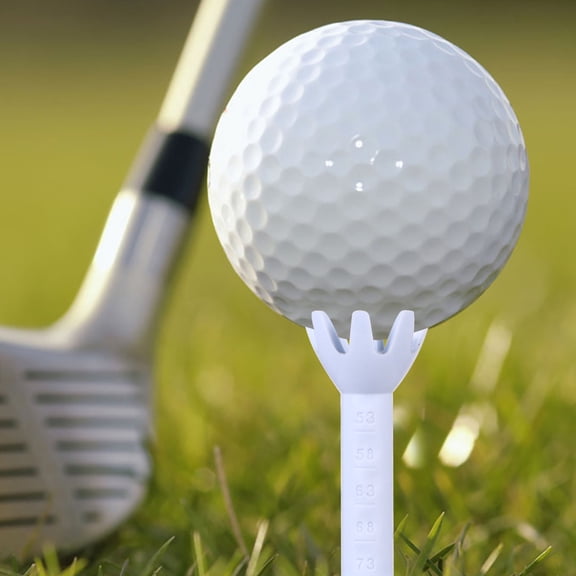 MLINS 2Pcs White Rubber Golf Tees Lightweight Durable Golf Accessories Ideal for Golfing