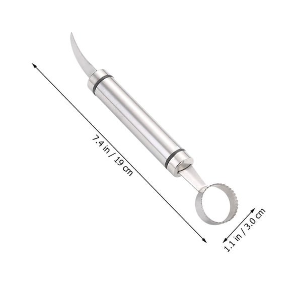 AURARMLET 2Pcs Stainless Steel Pomegranate Squeezer Dual Head Design Fruit Tool