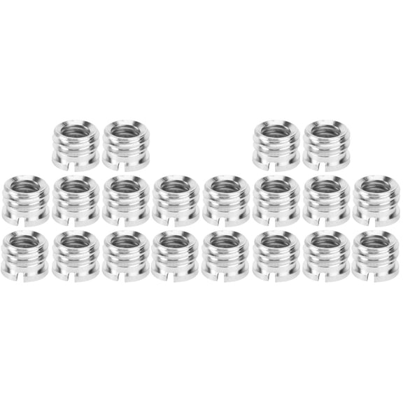 MLINS 2pcs 1/4" to 3/8" Camera Tripod Thread Adapter Convert Nut Screw Adapter(10PCS)