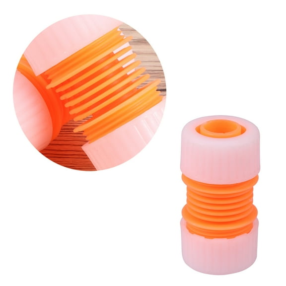 DINHEAROM Garden Hose Repair Connector Abs Plastic 2Pcs 1 Inch For Outdoor Watering