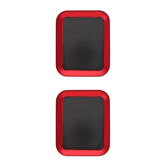 MLINS 2pcs Aluminum Alloy Screw Tray Small Parts Storage Plate For Screws Nuts Bolts And Washers Mechanics And Hobbyists Garage Crafts Tool Organizing Red