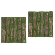 MLINS 2pcs Artificial Moss Lichen Fake Moss Mat Artificial Turf Ornament Micro Landscape Accessory