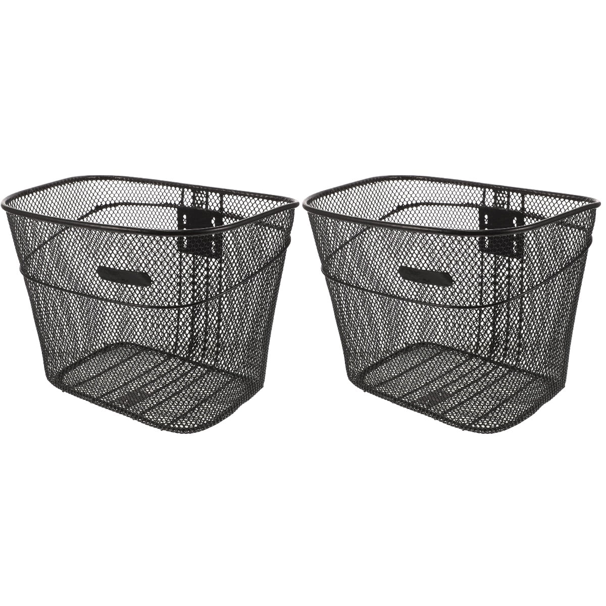 FELTECHELECTR Mlins 2Pcs Sturdy Metal Bike Front Basket for Cycling Handlebar Use