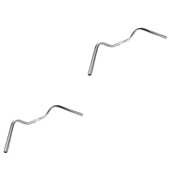 MLINS 2pcs Bike Handlebar Vintage Bike Handlebar Replacement Stainless Steel Cycling Handlebar Bike Part