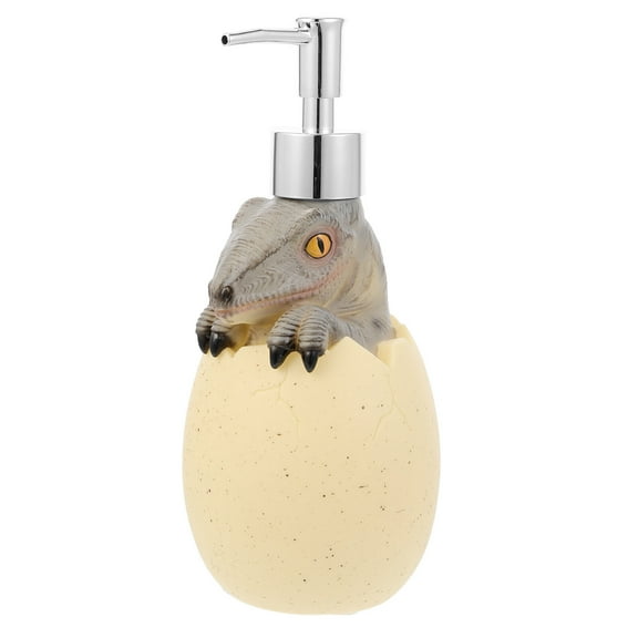 MLINS 2pcs Break Eggshell Dinosaur Pressed Lotion Bottle Liquid Soap Pump Dispenser