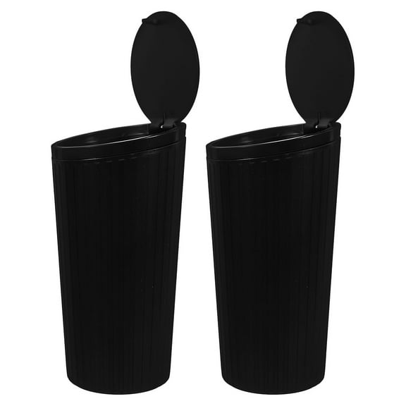 Milisten Portable Car Trash Can Red 2Pcs 6.7X3.5X3.5in