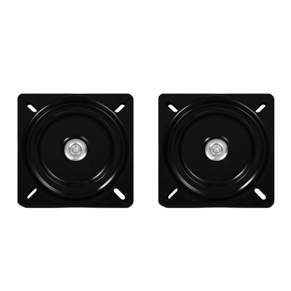 MLINS OUNONA 2pcs Chair Swivel Bar Stools Swivel Plate Table Turntable Swivel Base Seat Mount Rotation Plate Furniture Replacement Part