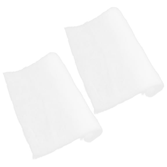 MLINS 2pcs Christmas Fake Snow Blanket Artificial Snow Cotton Rolls Realistic Snow Rug for Holiday Winter Village Display Party Decorations