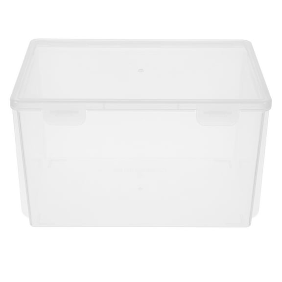 MLINS 2pcs Clear Disc Storage Box Transparent Dvd Organizer For Comics Music Albums Movie Collections And Multimedia