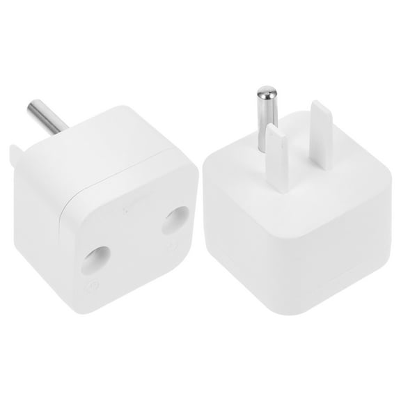 MLINS 2-Pack Grounding Electrical Plug Adapters for Enhanced Safety, Earth Wire Power Plug Converter for Secure and Simple Ground Connection