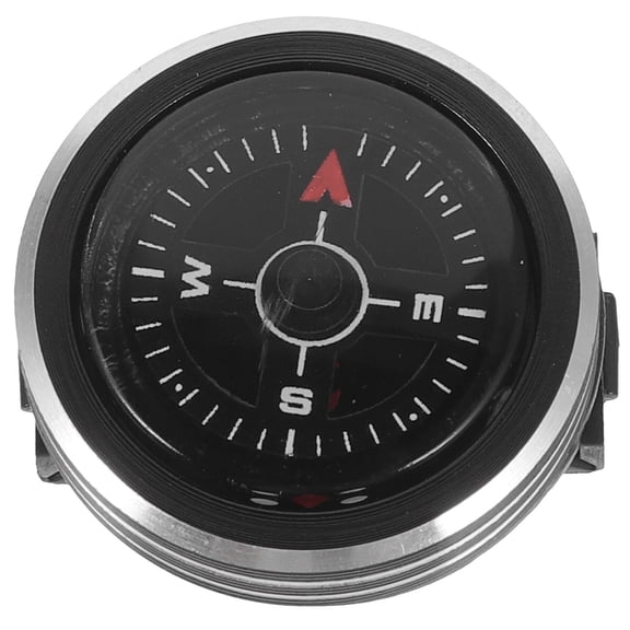 YUYUETIME 2Pcs Portable Black Watch Band Compass Accurate Outdoor Direction Indicator