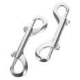thumbnail image 1 of MLINS 2pcs Double Ended Bolt Metal Snaps Hook Zinc Alloy Double Clips Home Accessory For Linking Pet Dog Leash Pet Collar Leash Key Chain Horse Tack Pet Sling Feed Buckets, 1 of 8