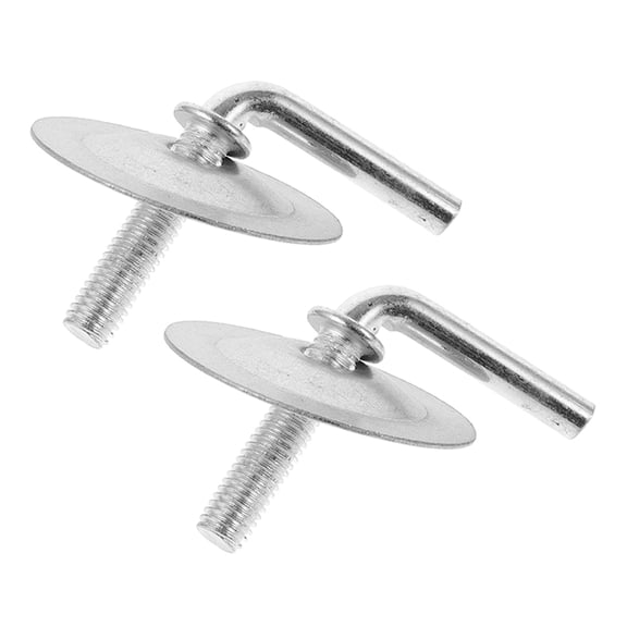 MLINS 2pcs Electric Fan Chassis Screws Fan Base Fixing Screws With L-Shaped Locking Nut Secure And Reliable Support Ideal For Fan Stand Assembly Easy To Replace Fan Mounting Hardware