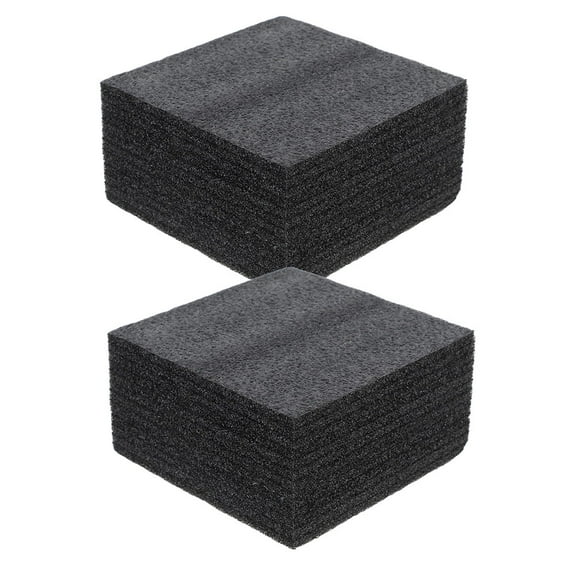 MLINS Foam Blocks for Flower Arrangements with Realistic Look and Stable Base for DIY Use Black 2pcs