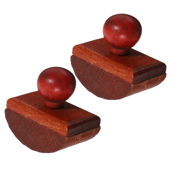 MLINS 2pcs Ink Absorber Rocking Ink Blotter Vintage Wooden Swing Rocker Blotting Tools Desktop Ink Blotter Pads Quick Drying Stamp
