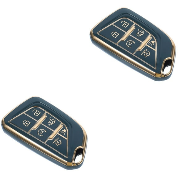 MLINS 2pcs Key Fob Cover Compatible For CT4 Fob Holder Car Key Protector Replacement