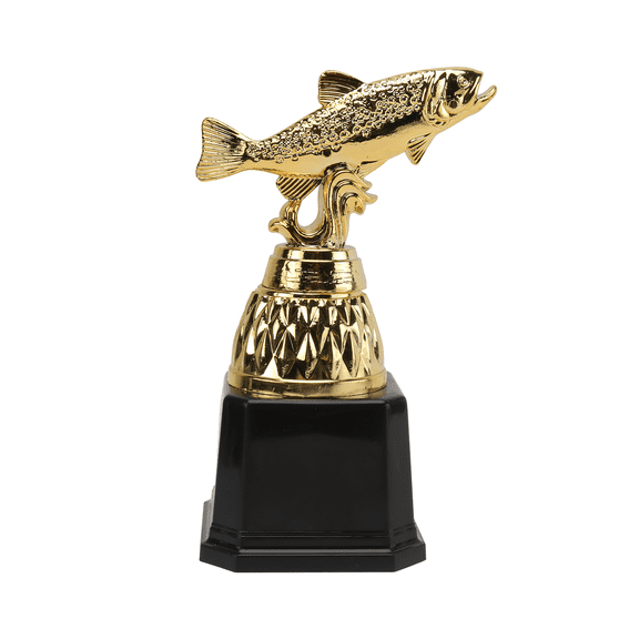 MLINS 2pcs Kids Party Trophy Creative Award Trophy Plastic Fish Reward Trophy for Competitions (Fish B)