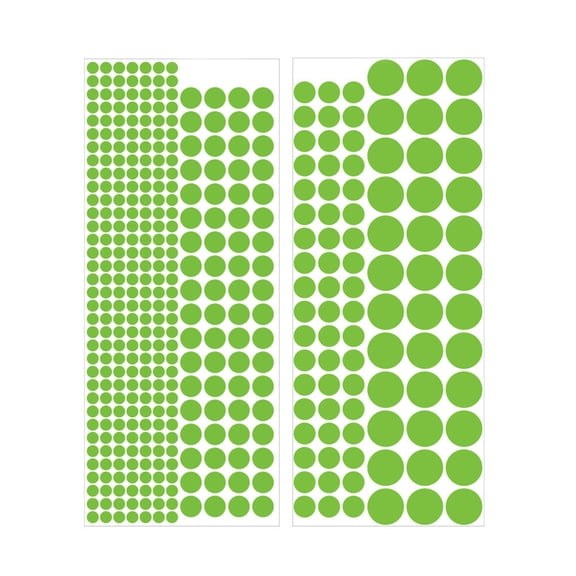 MLINS 2pcs Luminous Wall Stickers Glowing Round Dots Stickers Room Ceiling DIY Decoration Home Decor