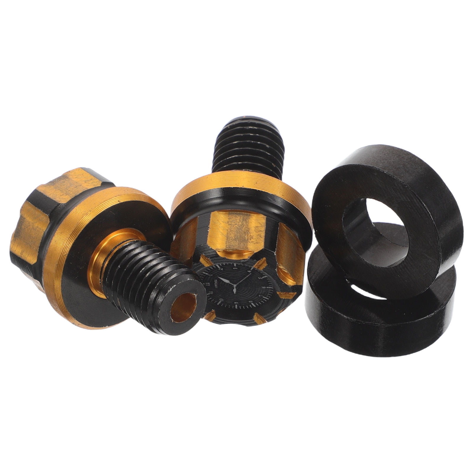 MLINS 2pcs M10 Motorcycle Mirror Hole Plugs Metal Motorcycle Mirror Screws Universal Motorcycle Mirror Plug Rearview Mirror Plug Motorcycle Decorative Accessories Motorcycle Parts