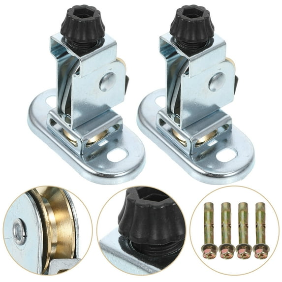 MLINS 2pcs Metal Clothesline Pulley for Home Washing Line Clothes String Pulley Hanging Rope Pulley