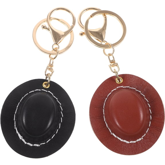 MLINS 2pcs Mini Hat Keychain Decorative Keychain Pendant Keychain Handbag Pendants