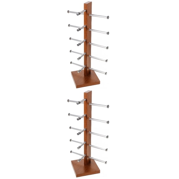 MLINS 2pcs Multi-tier Eyeglasses Stand Riser Glasses Display Stand Sunglasses Rack Sunglasses Holder