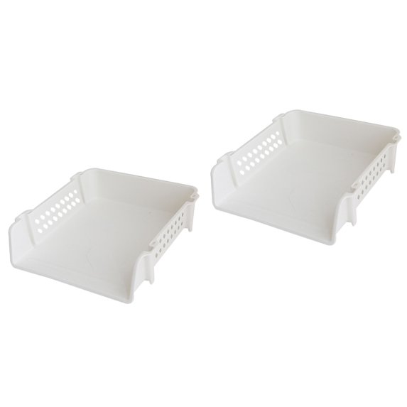 MLINS 2pcs Office File Storage Rack File Holder Dormitory File Storage Rack Plastic File Holder