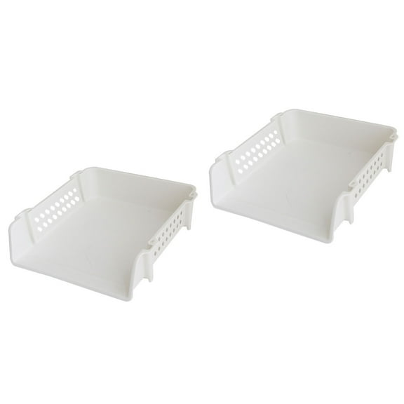 MLINS 2pcs Office File Storage Rack File Holder Dormitory File Storage Rack Plastic File Holder