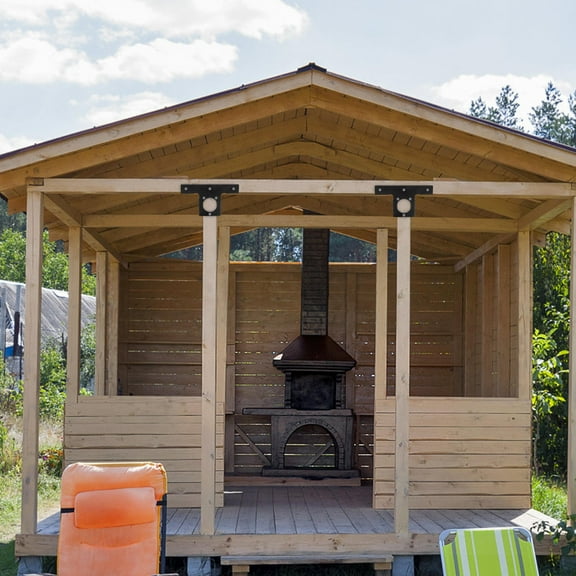 MLINS 2pcs Pergola Corner Support Bracket Patio Pergola Accessory Canopy Replacement Bracket Pergola Rack Support Pergola Angle Support Bracket