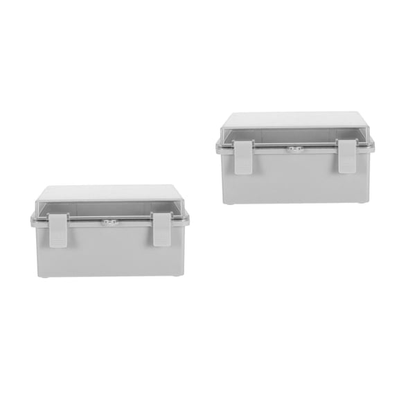 DINHEAROM Dustproof Outdoor Electrical Box, Waterproof and Compact Design, 2Pcs