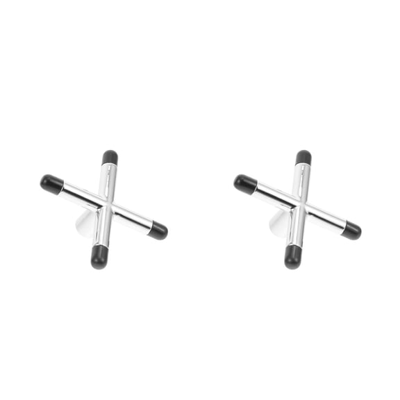 LIFKOME Portable Metal Billiard Bridge Accessory Set, Stable Cross Shape, 2 Pieces for Pool and Snooker Games
