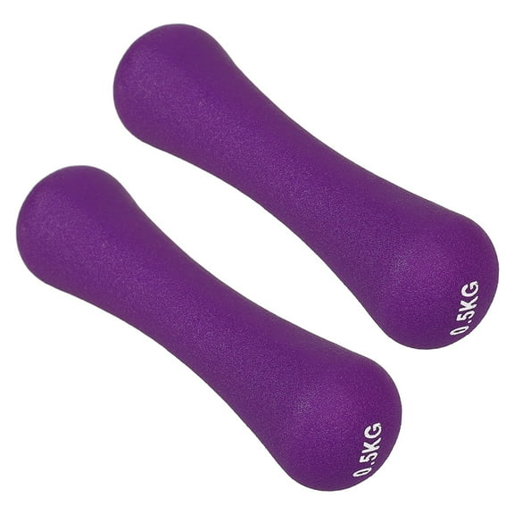 MLINS 2pcs Portable Dumbbell Kids Hand Bar Plastic Dumbbell Kids Hand Weight Barbell