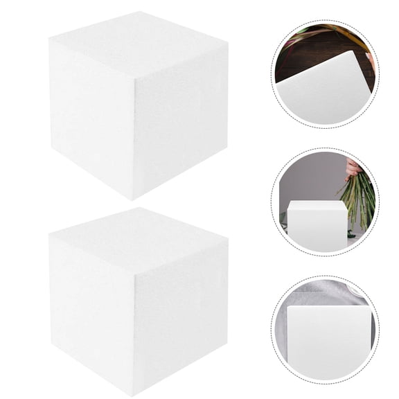 YUYUETIME Models Foam Cake Dummy White 2Pcs