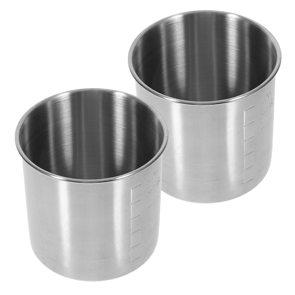 2pcs Rice MLINS 2pcs Rice Measuring Cup Part Stainless Steel Rice Measuring Cup ...