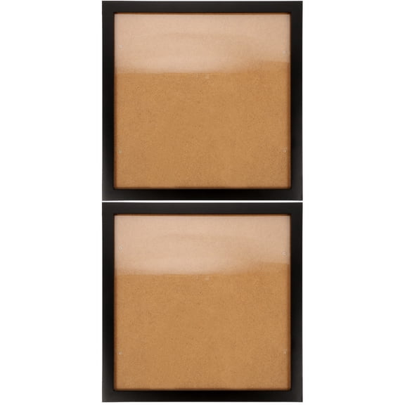 MLINS 2pcs Rustic Style Natural Wooden Picture Photo Frame Household Desk Art Frame Advertisement Frame