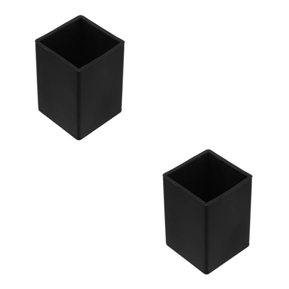 DINHEAROM Black Silicone Pen Organizer, Multifunctional Desk Accessory, and Versatile, 2Pcs