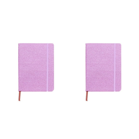 MLINS 2pcs Writing Notebook with Elastic Strap for Everyday Notes Travel Recording and Executive Journals Chic and Stylish Notebook